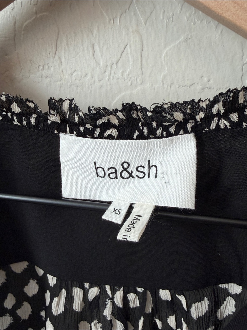 ba&sh Bronx Sheer Blouse size XS - Picture 6 of 9